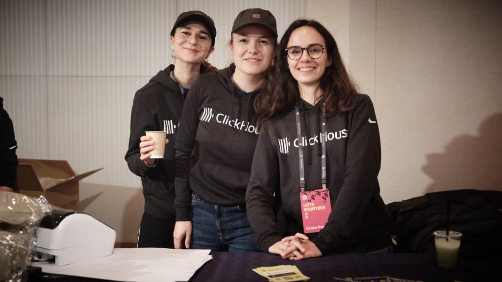 At ClickHouse offsite